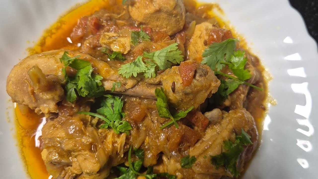 Chicken Karahi Recipe / Masala Chicken/ Gravy Chicken Recipe / Chicken Recipe /Low oil Chicken Diet 