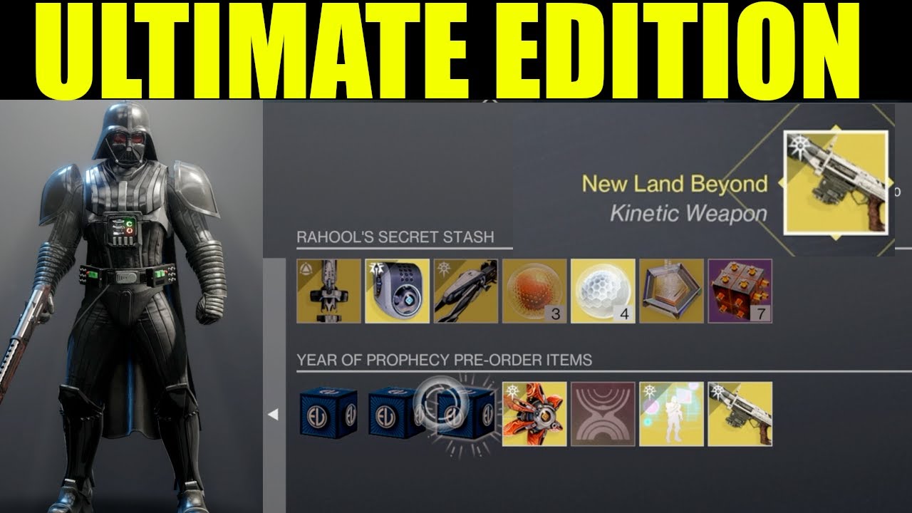 Destiny 2 Year of Prophecy Ultimate Edition Showcase (How to Claim 