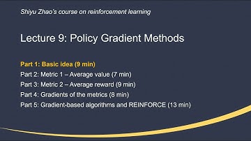 L9: Policy Gradient Methods (P1-Basic idea) —Mathematical Foundations of RL