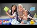 MAIN SEPEDA Dan Mandi Bareng Bayi Azam 👶 | Salsa and Family