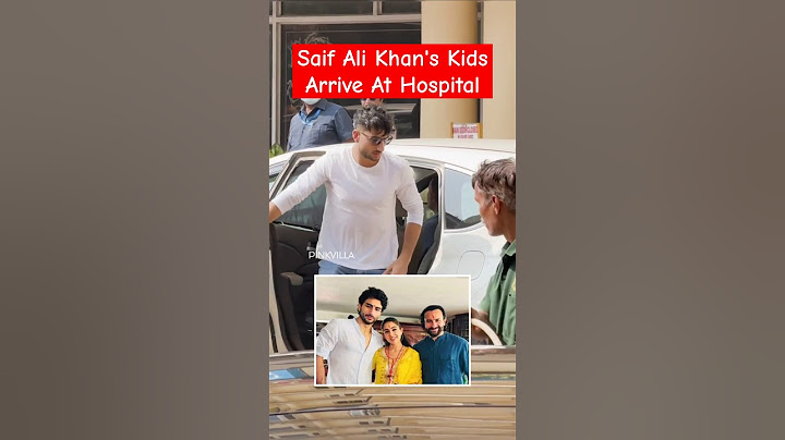 Ibrahim Ali Khan & Sara Ali Khan Visit Saif Ali Khan At The HOSPITAL After Attack | #shorts #news