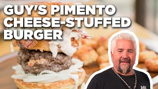 Guy Fieri's Pimento Cheese-Stuffed Burger | Guy's Big Bite | Food Network