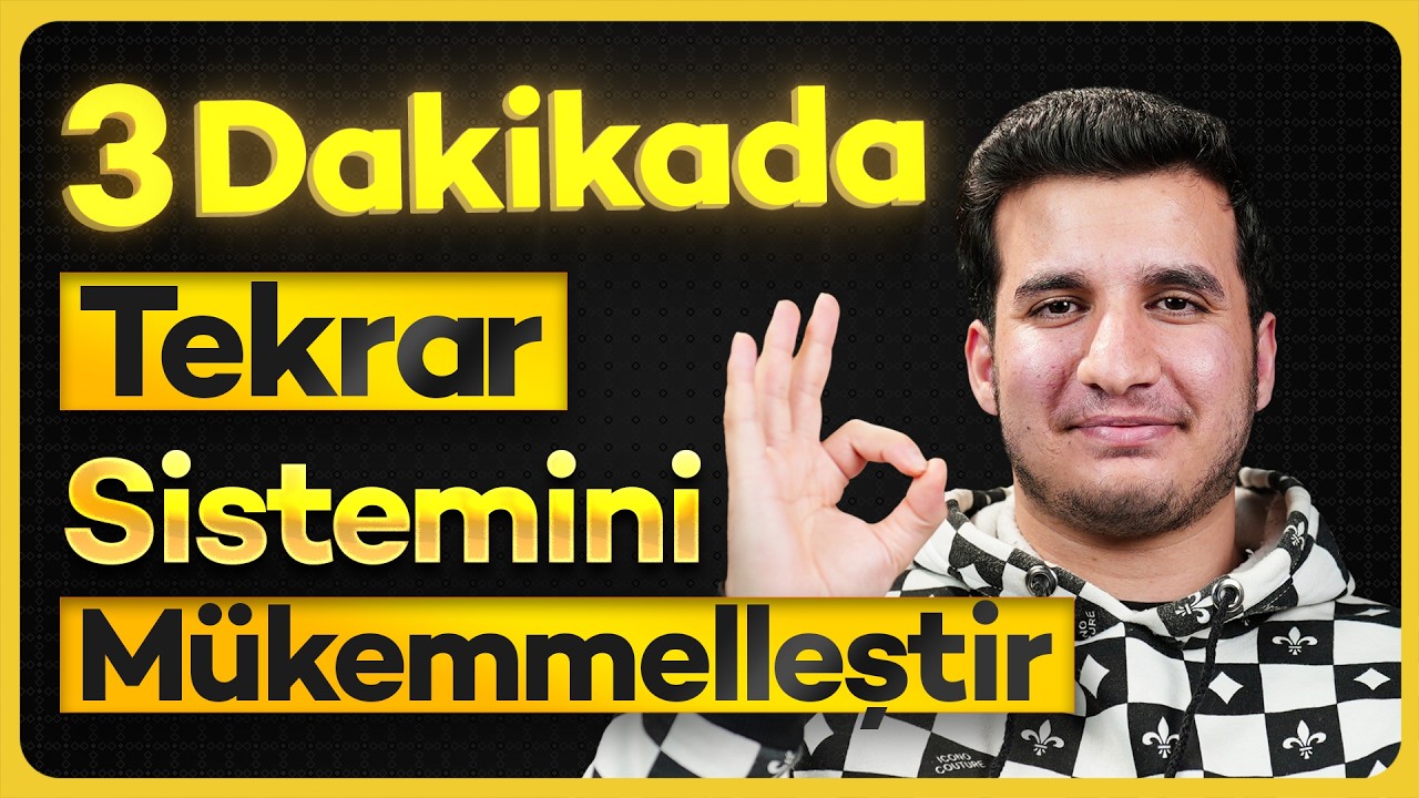 3 dakikada tekrar sistemini mükemmelleştir | Tekrar nasıl yapılır?