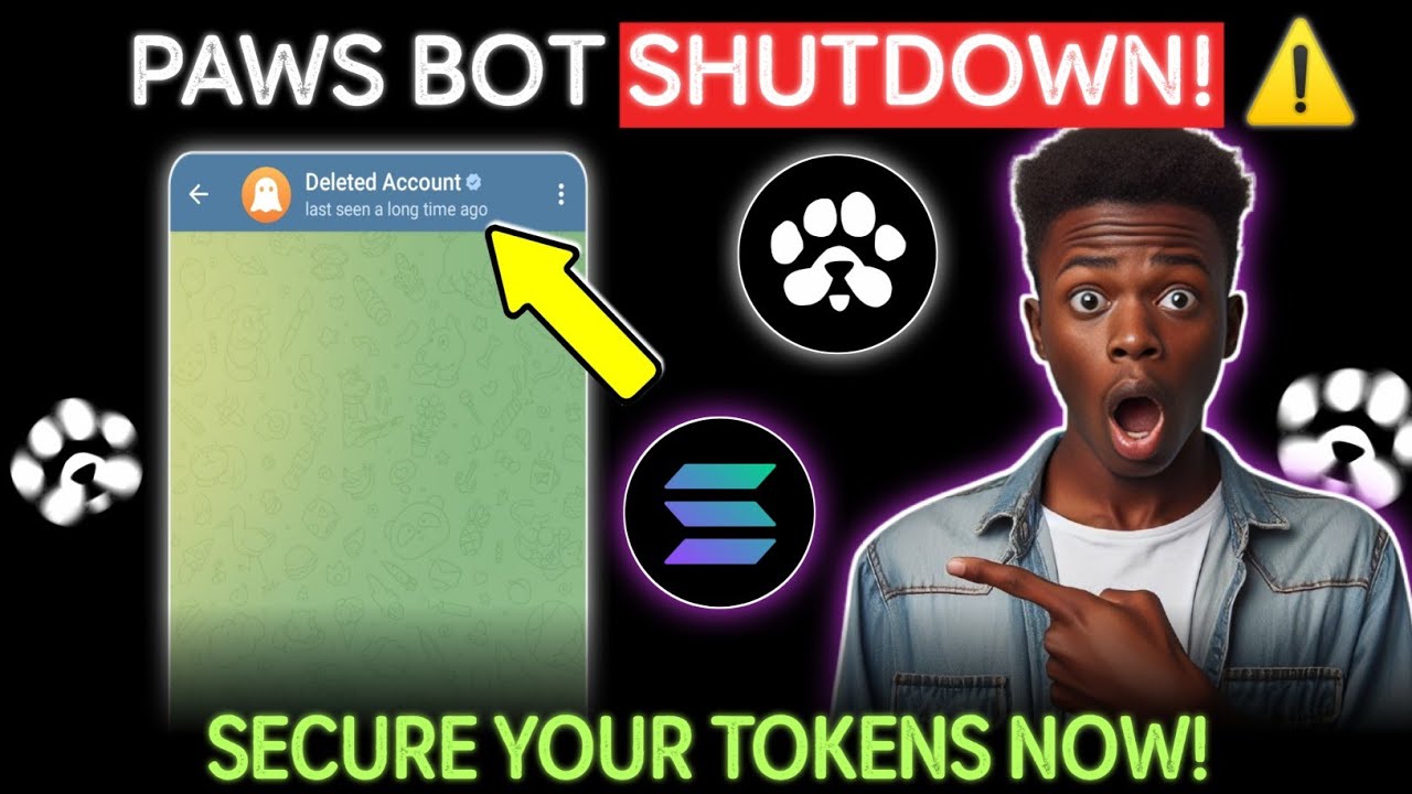 Paws Airdrop Alert: Telegram Bot Gone! Secure Your Balance & Check  Eligibility Now! - YouTube