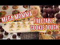 FREEZER COOKING! How to Cook MASSIVE COOKIES and MAKE FREEZABLE COOKIE DOUGH!