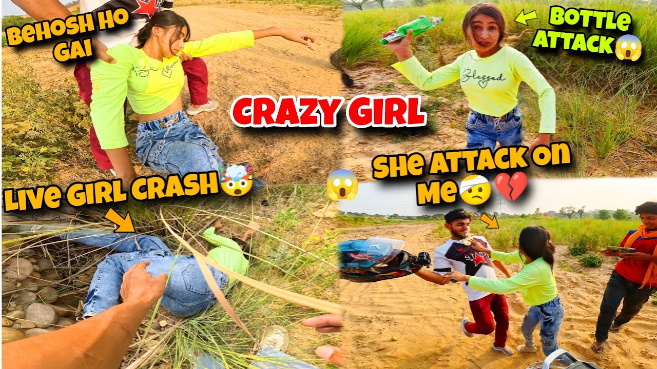 Girl Attack On Me😡Beer Bottle Sir Per Mar Di😱|| Badla Le Lia Aaj Is Ldki Se 🤬Kawasaki h2r