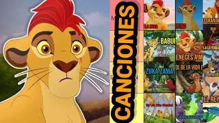 Ranking de TODAS las Canciones de La Guardia del León | Tier List Completo