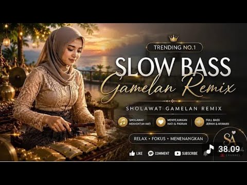 SLOW SHOLAWAT GAMELAN ENAK BANGET BASS NYA GLERR