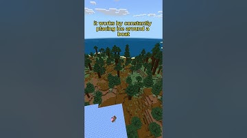 EASY ice boat tracks, in VANILLA MINECRAFT.   #minecraft #commands #coding #minecraftbedrock  #games