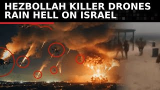 Shocking Footage: Israeli Coast Targeted by Hezbollah Drones, Scenes of Panic \& Chaos Caught on Cam