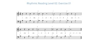 Rhythmic Reading Level Two : Exercise 01