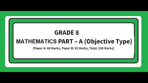 Guess Paper MCQs  Math Class 8th 2022-23| MCQs and Subjective