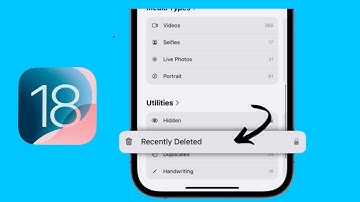 how to find recently deleted photos on iphone ios18