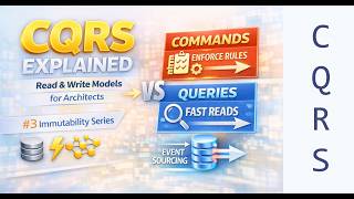 CQRS Architecture Made Simple ⚙️ Read vs Write Models Explained Wealth