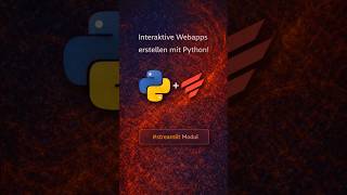 Easy Webapps bauen mit Python und Streamlit🐍👨💻✅