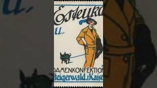 Historic German Label Art — Rare Female Poster Stamps Historic German Label Art — Rare Female Poster Stamps