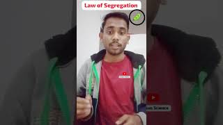 Law of Segregation.. Genetics Class XII#cuet#neet#biology#shorts#cuetupdates#boardexam