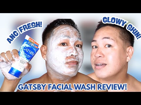 FACIAL WASH PARA SA MGA LALAKI! GATSBY FACIAL WASH - PERFECT SCRUB 2 MONTHS OF USING IT ANG GANDA!