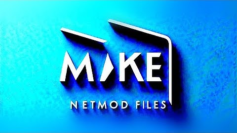 "Creating Custom Netmod Files: Step-by-Step Tutorial"
