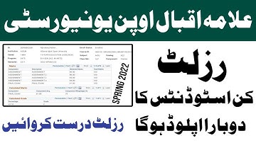 Aiou Result Check Karne Ka Tarika | Aiou BA , BCOM Result Spring 2022