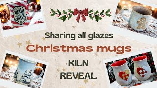 Christmas Kiln Reveal, Sharing all glazes. #Amaco #mayco #spectrumglazes #sanbao