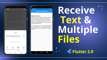 Flutter Receive Share Intent | Flutter Receive Text & Files in app | Flutter Receive Intent [2022]