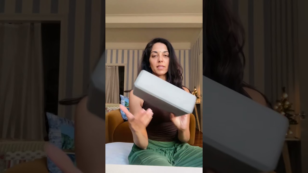 Reclined Bridge with a Block for Low Back Massage on your Menstrual Cycle (or for anyone!)