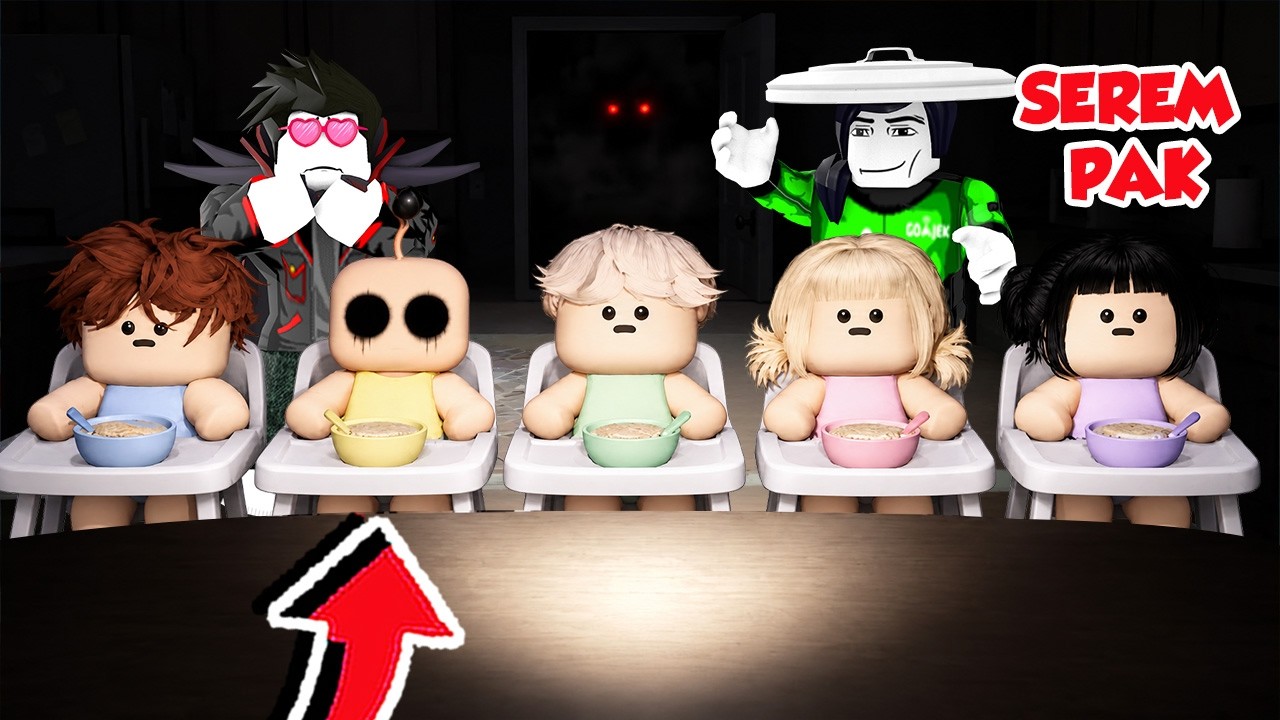 KITA MENJAGA BAYI TAPI ADA ANOMALI DI ROBLOX!!!