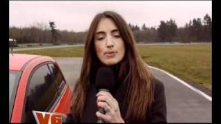 Margot au volent de l'Abarth 500 dans V6 (23/12/2010)