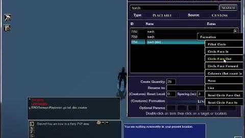 Neverwinter Nights 2 - Blueprint Creator - Placeable Formations