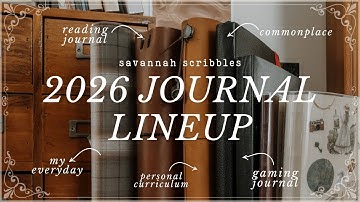 My 2026 Journal Lineup ☕ Hobonichi Chats, Personal Curriculum, & Finally Starting a Gaming Journal