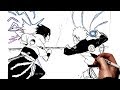 How to Draw Rasengan vs Chidori | Step by Step | Naruto