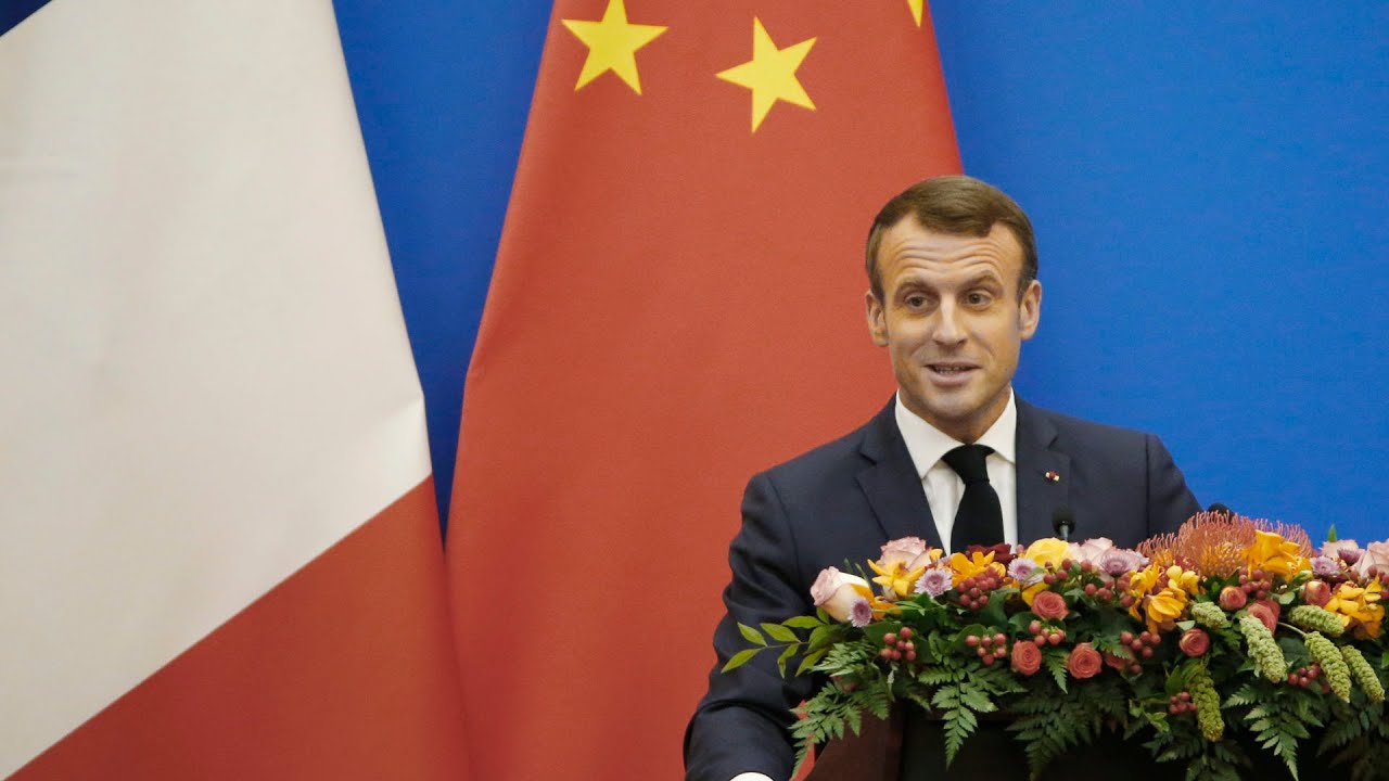 ⁣Macron reste muet sur la question des droits de l’homme en Chine