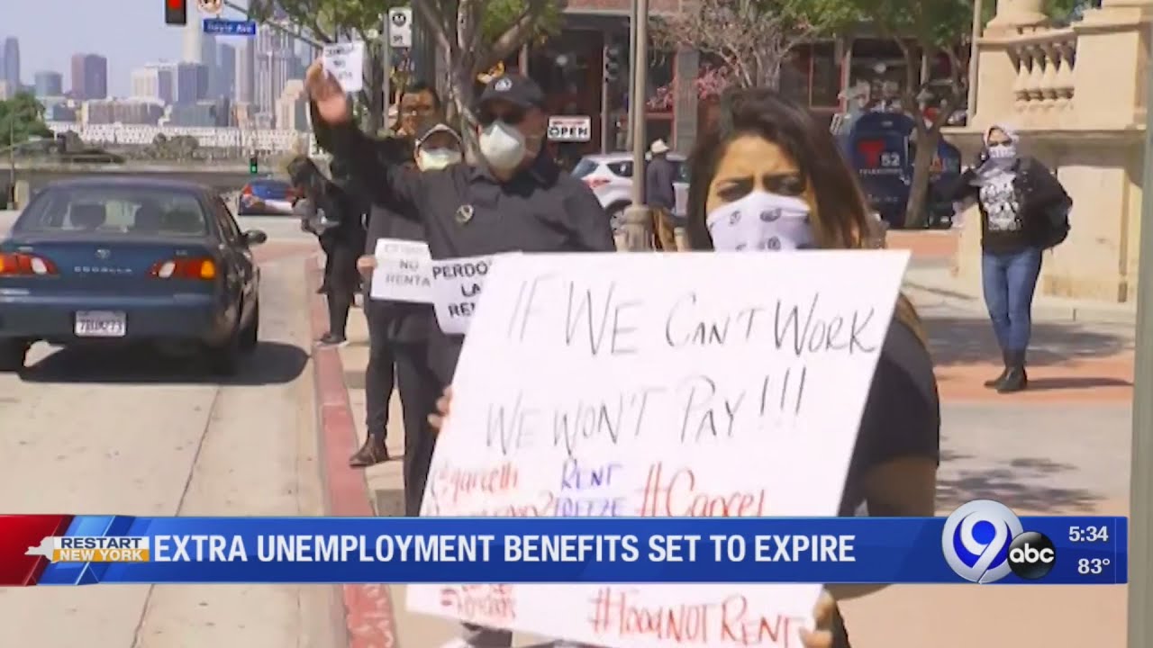 Extra unemployment benefits set to expire YouTube