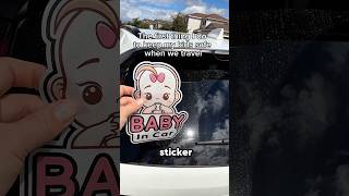 Think Twice Before Using a "Baby on Board" Sticker 🤯