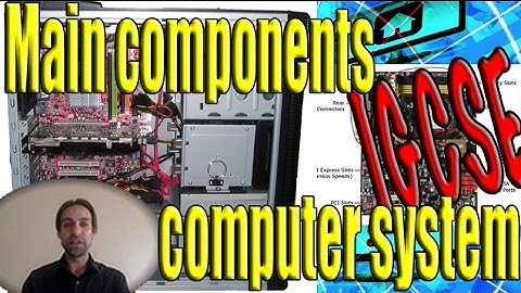 What are the main components of a computer system ? Types and Components of Computers | IGCSE ICT