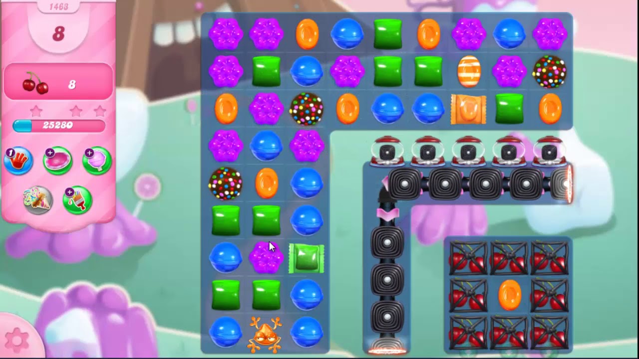 Candy Crush Saga Level 1463 - YouTube