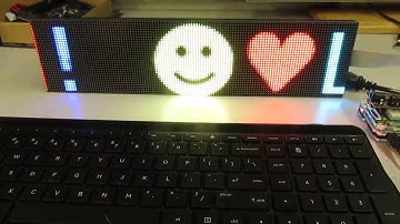 Two 64x32 LED Panels with Raspberry Pi