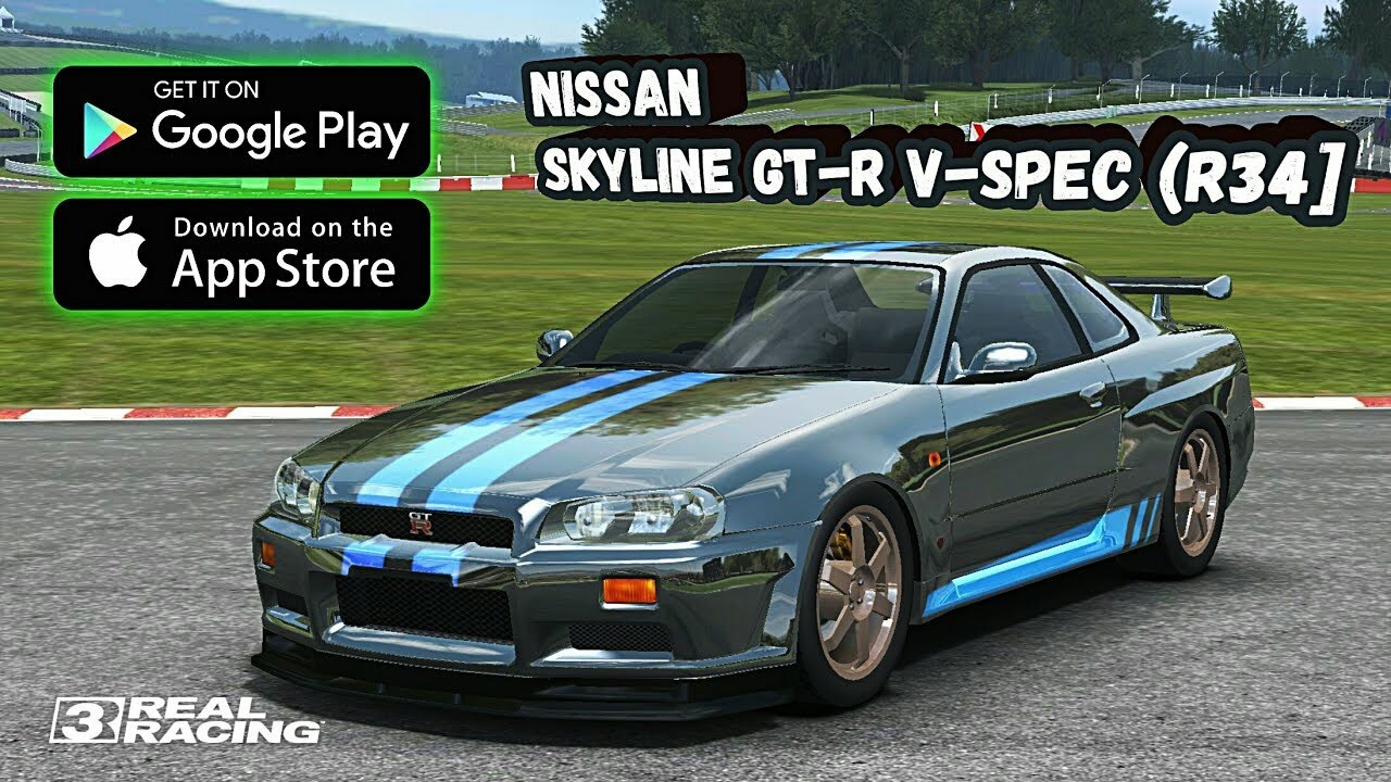 Симулятор, Гонки На Андроид - Real Racing 3 - NISSAN SKYLINE GT-R.
