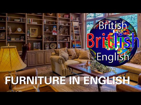 British English Vocabulary And Pronunciation Of Furniture - Learn English