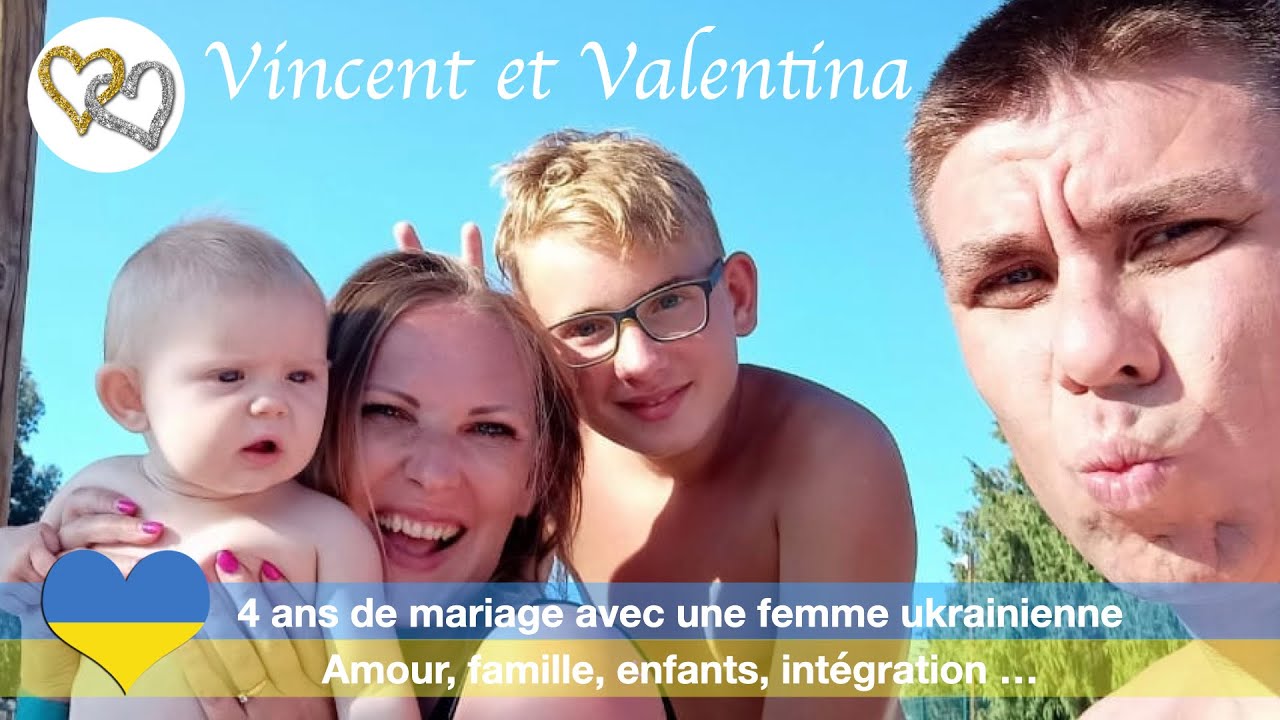 Famille et enfants avec une femme ukrainienne. Témoignage de Vincent et Valentina. Au Coeur de l'Est