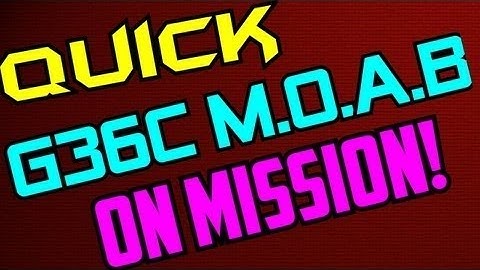 G36C Moab on Mission - CoD: MW3