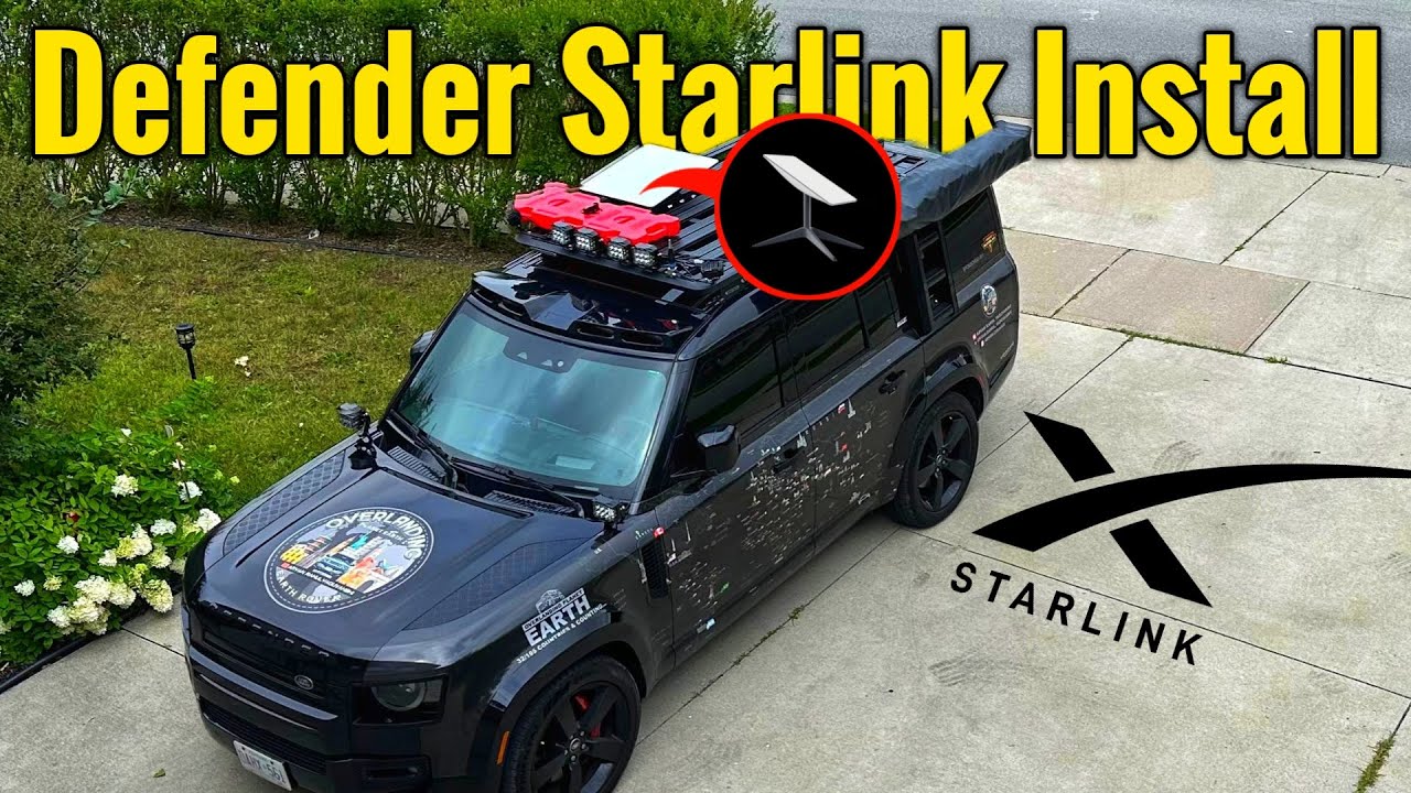 Starlink install on Defender | Aryan Rahul Yaduvanshi's Vlog