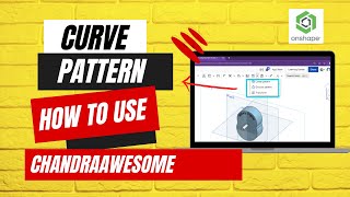 Celebrity Curve patterns in Onshape | How to use Curve Pattern in Onshape Sketch. Profile