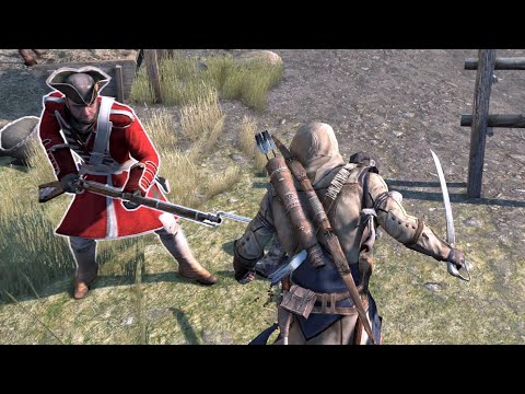 Assassin's Creed 3 Original A Day in The Life of Master Connor Exploration Combat & Hunting