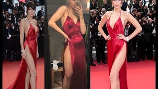Making Bella Hadid&#39;s Dress From A Thrifted Dress | $10 DIY Red Carpet Dress