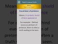 Idiom, Escutcheon Of Pretence | Meaning With Example #english #easyenglisheveryday #dailyuseidioms