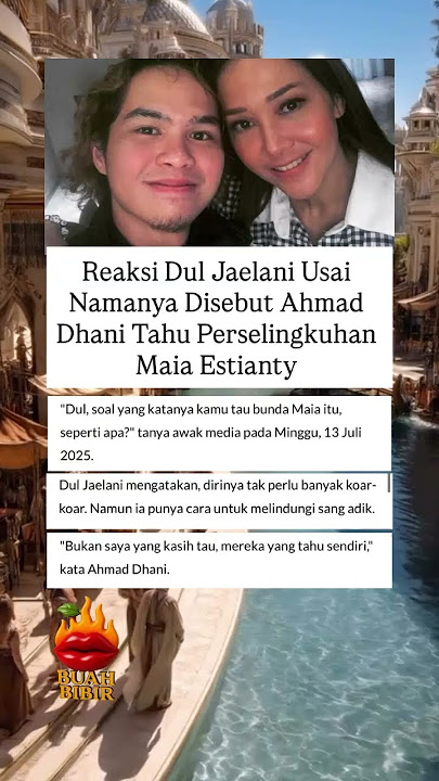 Reaksi Dul Jaelani Usai Namanya Disebut Ahmad Dhani Tahu Perselingkuhan Maia Estianty #viralvideo