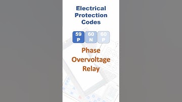 Protection Function Codes for Plant electrical Engineer #relay #protection#ANSI#IEEE#PLANT#electric