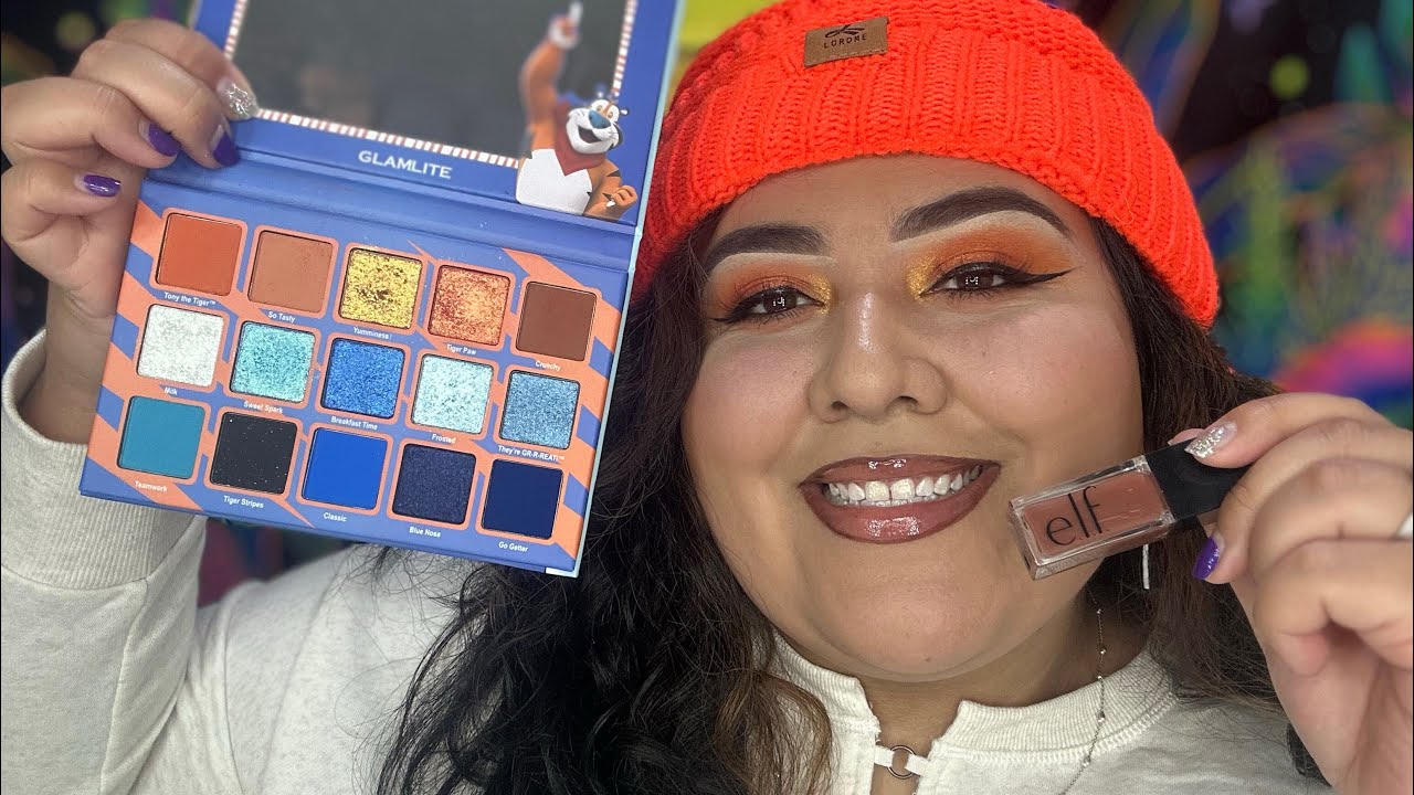 Cute Fall Look w//Kelloggs Frosted Flakes Palette!🥣🍁